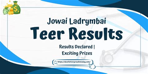 jowai ladrymbai teer previous result 2020